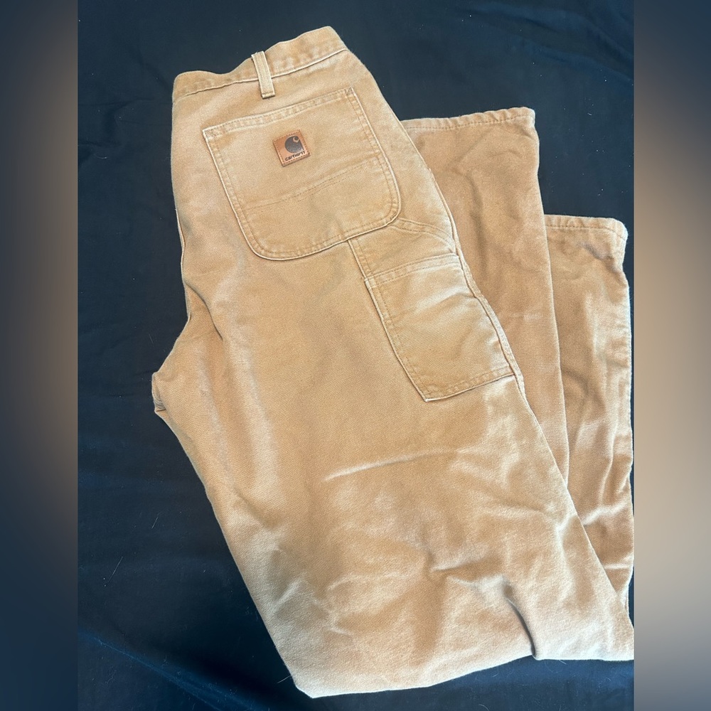 Carhartt Original Fit Flannel Lined Duck Pants 36x34